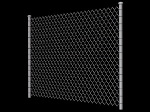 Wire Fence 3D 模型