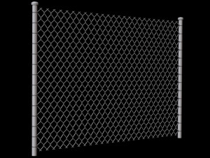 Wire Fence 3D 模型