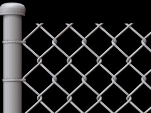 Wire Fence 3D 模型