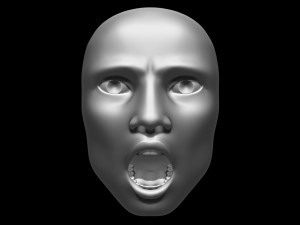 Face Wall Art Modello 3D