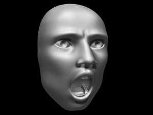 Face Wall Art 3D Model