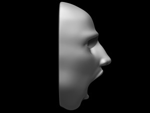 Face Wall Art Modello 3D