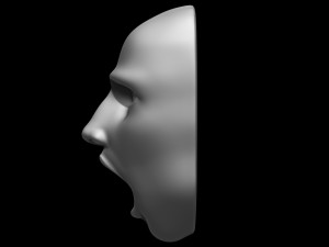 Face Wall Art Modello 3D