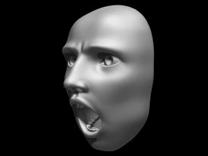 Face Wall Art 3D Model