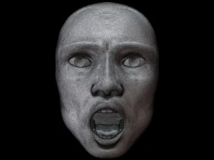 Face Wall Art 3D Model