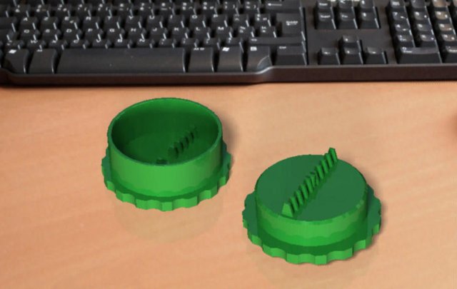 garlic grinder 3D-printmodel .c4d .max .obj .3ds .fbx .stl .blend 