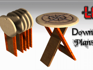 folding stool 3D Model