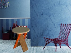 folding stool Model 3D