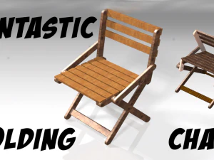 folding chair 3D Model