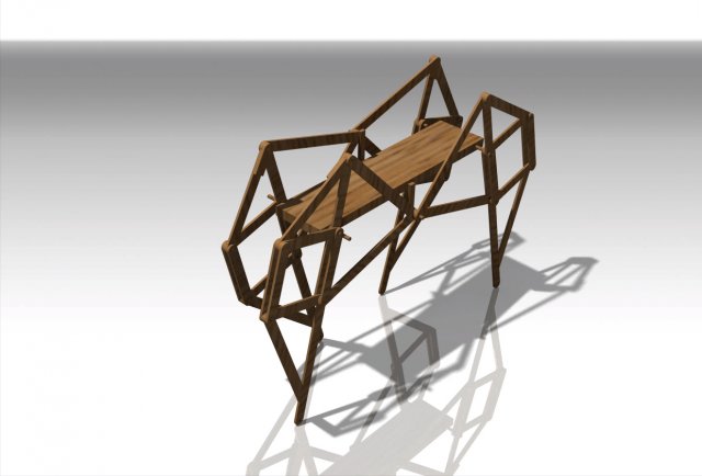 toy made with popsicle sticks theo jasen based Model 3D .c4d .max .obj .3ds .fbx .stl .blend 