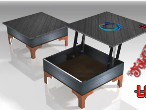 stolik kawowy z mechanizmem Model 3D