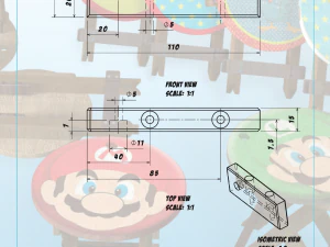 super marios folding stool plans on youtube video 3D Model