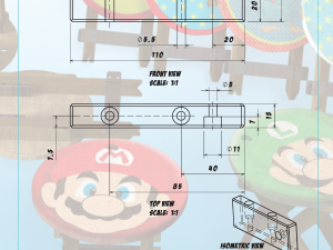 super marios folding stool plans on youtube video Modelo 3D