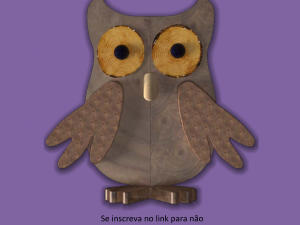 owl ornament with simulation 3D Model