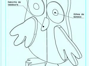 owl ornament with simulation 3D Model
