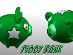 piggy bank toy Modelo de Impressão 3D