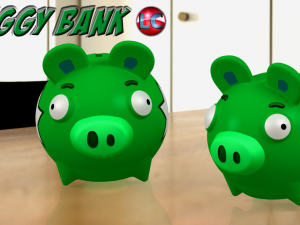 piggy bank toy Modelo de Impressão 3D