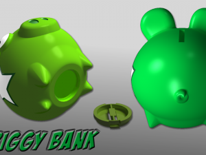 piggy bank toy Modelo de Impressão 3D