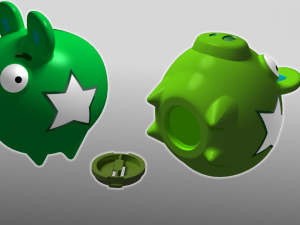 piggy bank toy Modelo de Impressão 3D