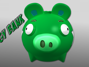 piggy bank toy Modelo de Impressão 3D