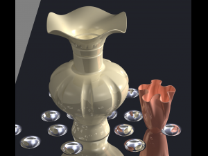 vase and cup 3D Baskı Modeli