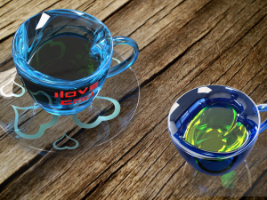 vase and cup 3D Baskı Modeli