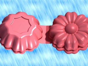 tupperware flower-shaped Model do druku 3D