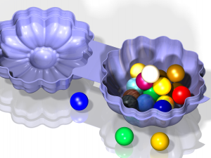 tupperware flower-shaped Model do druku 3D