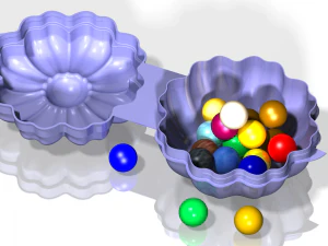 tupperware flower-shaped 3D Print Model