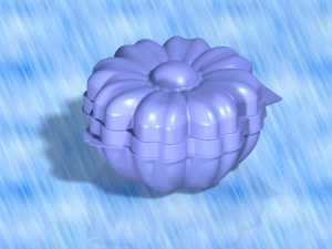tupperware flower-shaped Model do druku 3D