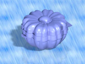 tupperware flower-shaped 3D Print Model