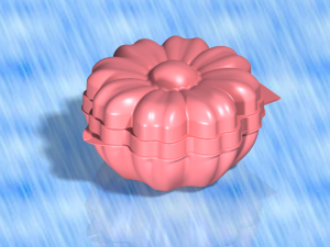 tupperware flower-shaped Model do druku 3D