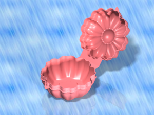 tupperware flower-shaped Model do druku 3D