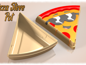 pizza pot tupperware 3D 模型