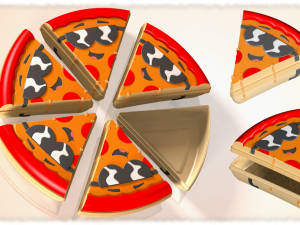 pizza pot tupperware 3D Model