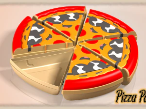 pizza pot tupperware 3D Model