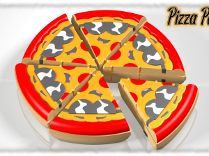 pizza pot tupperware 3D 模型