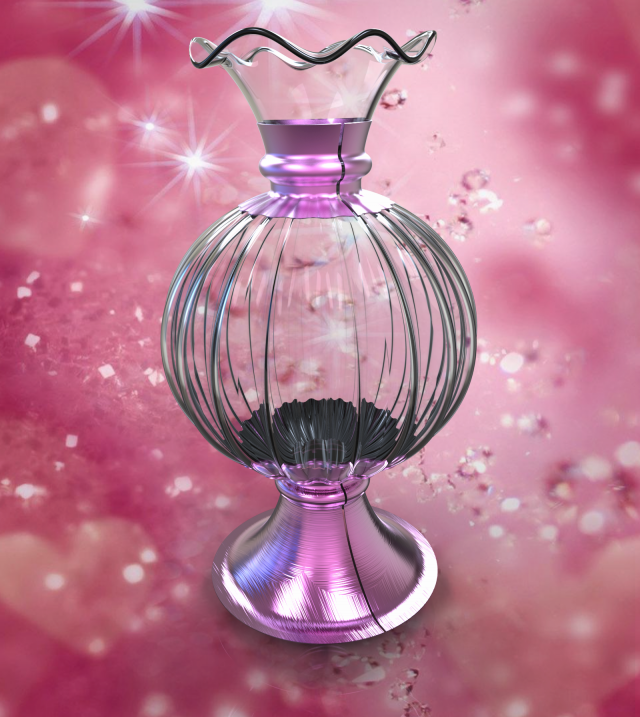 special vase Model 3D .c4d .max .obj .3ds .fbx .stl .blend 