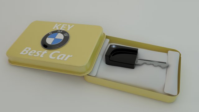bmw key case cinema 4d Modello 3D .c4d .max .obj .3ds .fbx .stl .blend 