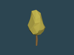 low poly trees 3D Model
