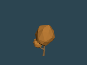low poly trees 3D-Modell