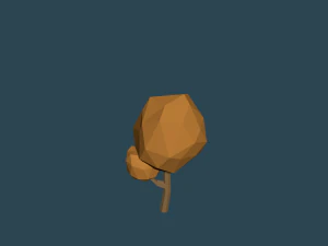 low poly trees 3D Model