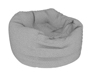 leather pouf 3D मॉडल