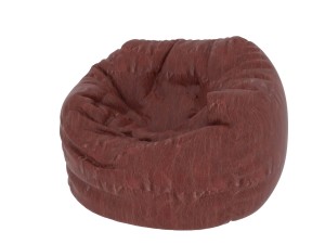 leather pouf 3D मॉडल