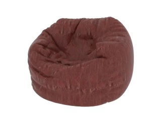 leather pouf 3D Model