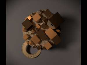 woden houses 3D Модель