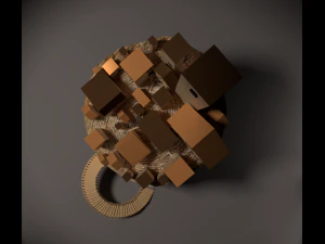 woden houses 3D Model