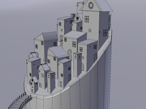woden houses 3D Модель
