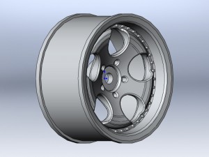revolvers drift wheels for model 1-10 4wd 3D Print Model