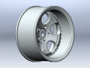 revolvers drift wheels for model 1-10 4wd 3D-Druckmodell